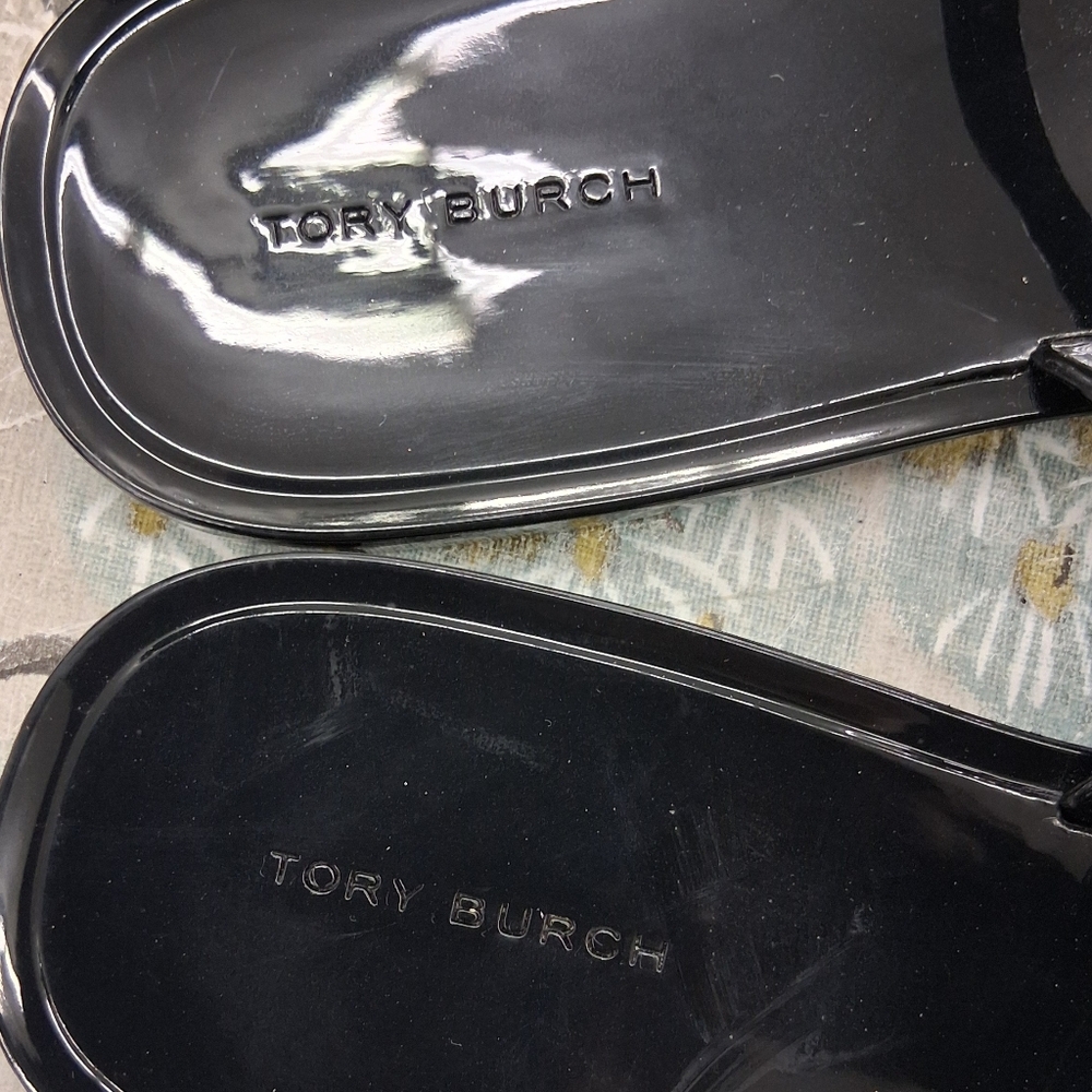 TORY BURCH Miller Jelly Slip-On Slide Flat Mule Sandals NWT - Picture 7 of 8